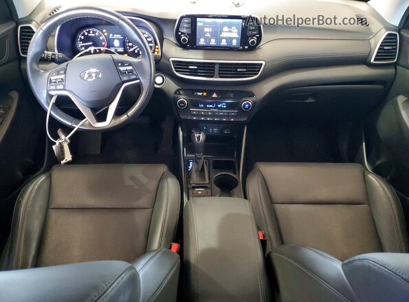 KM8J3CALXKU851686 2019 HYUNDAI TUCSON Черный Вид панели приборов