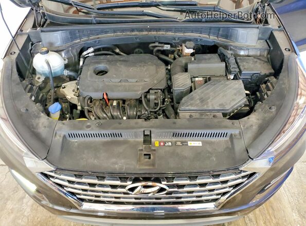 KM8J3CALXKU851686 2019 HYUNDAI TUCSON Черный Вид задней части салона