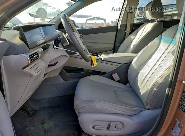 KM8J84A69MU014660 2021 HYUNDAI NEXO Tan Vista interior delantera