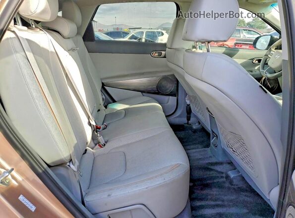 KM8J84A69MU014660 2021 HYUNDAI NEXO Tan Vista interior trasera