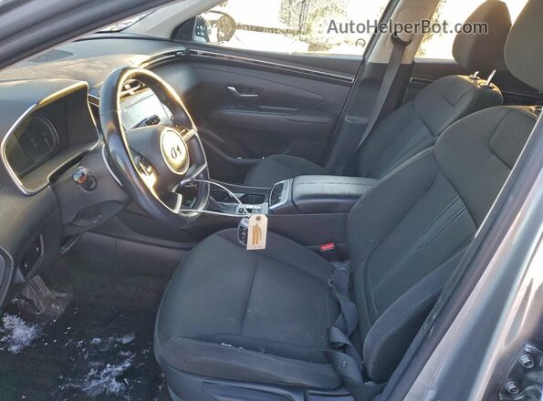 KM8JB3AE2NU059847 2022 HYUNDAI TUCSON Серый Вид салона спереди