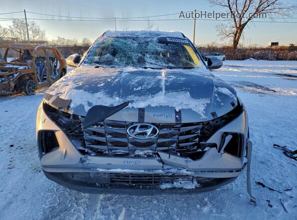 KM8JB3AE2NU059847 2022 HYUNDAI TUCSON Серый Вид спереди