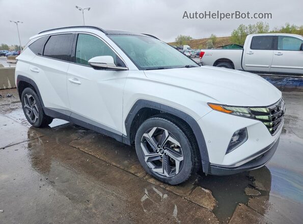 KM8JECA19NU031838 2022 HYUNDAI TUCSON Белый Передняя правая четверть