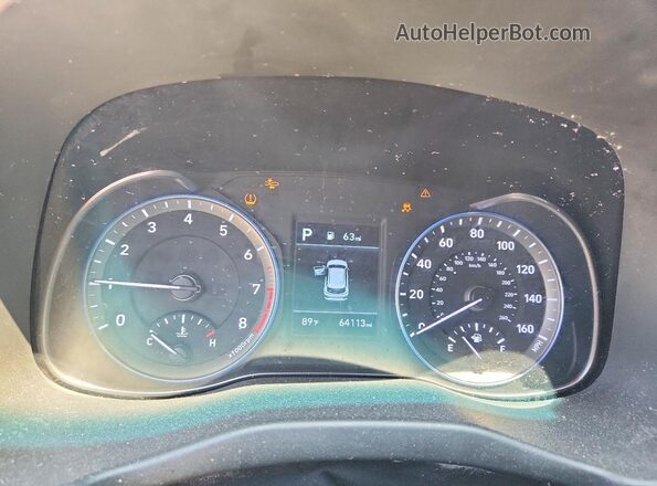 KM8K12AA7LU430951 2020 HYUNDAI KONA Черный Вид щитка приборов