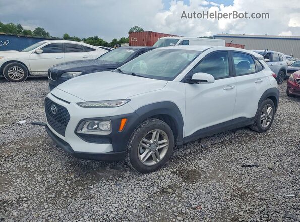 KM8K12AAXMU642437 2021 HYUNDAI KONA White Przód lewy