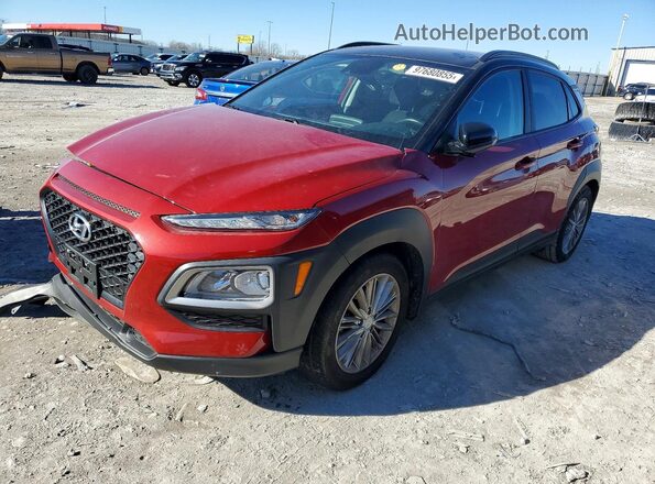KM8K22AA3MU612404 2021 HYUNDAI KONA Красный Передняя левая четверть