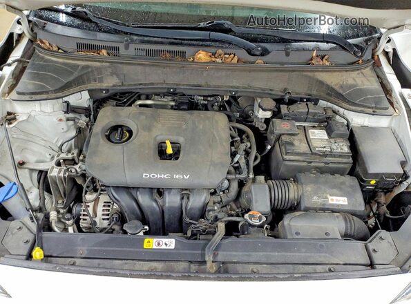 KM8K22AA4KU211330 2019 HYUNDAI KONA Белый Вид подкапотного пространства