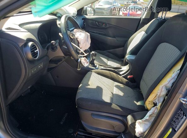 KM8K22AA6LU488403 2020 HYUNDAI KONA Серый Вид салона спереди