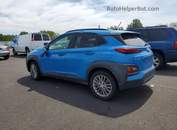 KM8K22AA9LU481283 2020 HYUNDAI KONA Синий Задняя левая четверть