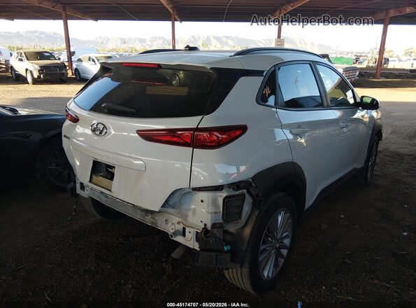 KM8K22AAXJU071704 2018 HYUNDAI KONA Белый Задняя правая четверть