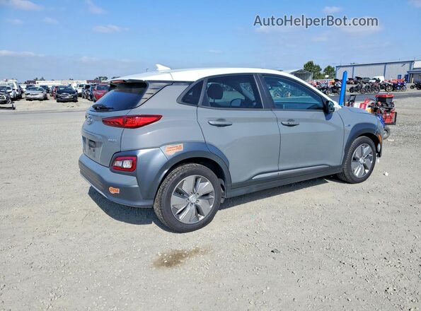 KM8K23AG7LU091597 2020 HYUNDAI KONA Серый Задняя правая четверть