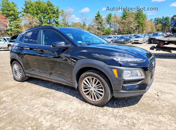 KM8K2CAA2KU335280 2019 HYUNDAI KONA Черный Передняя правая четверть