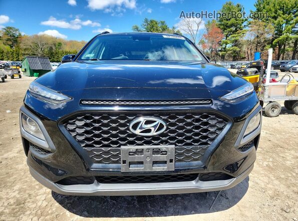 KM8K2CAA2KU335280 2019 HYUNDAI KONA Черный Вид спереди