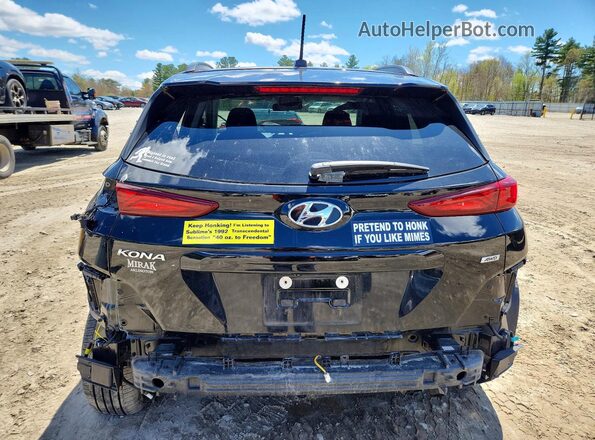 KM8K2CAA2KU335280 2019 HYUNDAI KONA Черный Вид сзади