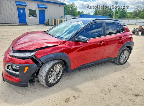 KM8K2CAA3JU073851 2018 HYUNDAI KONA Red Przód lewy