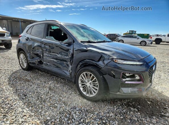 KM8K2CAA5JU080672 2018 HYUNDAI KONA Charcoal Przód prawy