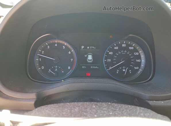 KM8K2CAA9LU484741 2020 HYUNDAI KONA Синий Вид щитка приборов