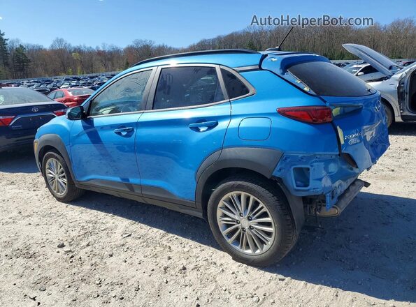 KM8K2CAA9LU484741 2020 HYUNDAI KONA Синий Задняя левая четверть