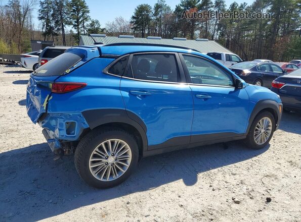 KM8K2CAA9LU484741 2020 HYUNDAI KONA Синий Задняя правая четверть