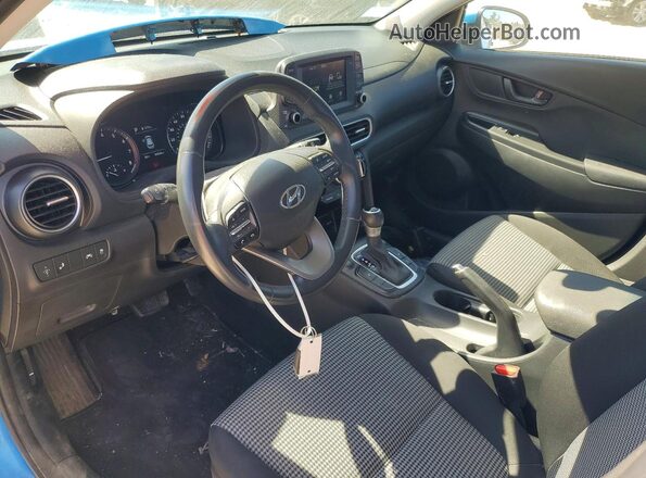 KM8K2CAA9LU484741 2020 HYUNDAI KONA Синий Вид панели приборов
