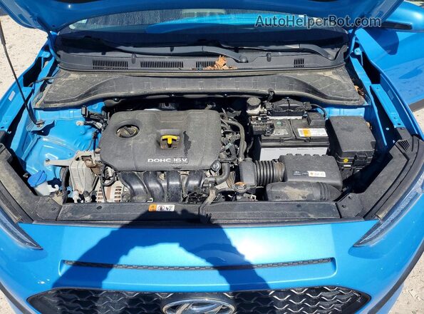 KM8K2CAA9LU484741 2020 HYUNDAI KONA Синий Вид задней части салона