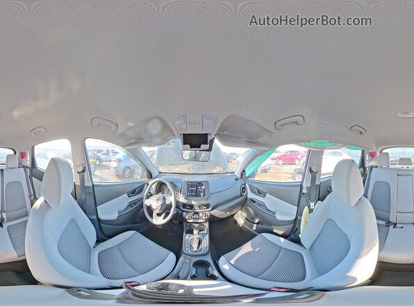 KM8K2CABXPU995938 2023 HYUNDAI KONA Черный Панорамный вид салона 360°