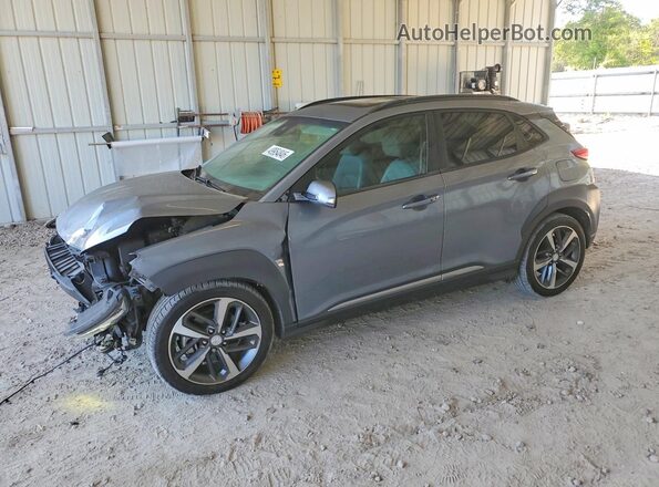 KM8K33A59LU460133 2020 HYUNDAI KONA Silver Передня ліва чверть