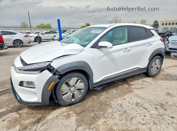 KM8K33AG0MU134501 2021 HYUNDAI KONA Белый Передняя левая четверть