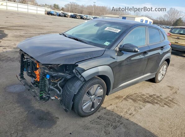 KM8K33AG4MU135120 2021 HYUNDAI KONA Черный Передняя левая четверть