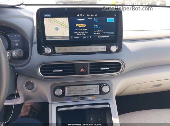 KM8K53AG0LU064734 2020 HYUNDAI KONA ELECTRIC Белый 