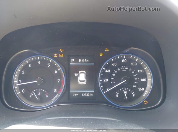 KM8K5CA59LU516176 2020 HYUNDAI KONA Черный Вид задних сидений
