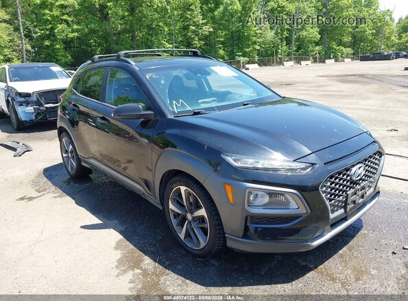 KM8K5CA59LU516176 2020 HYUNDAI KONA Черный Передняя правая четверть