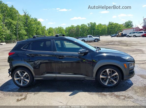 KM8K5CA59LU516176 2020 HYUNDAI KONA Черный Вид задней части салона