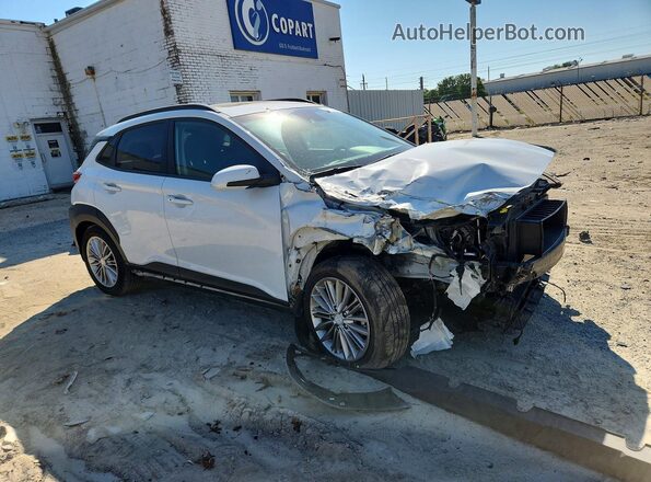 KM8K62AA2KU251300 2019 HYUNDAI KONA Белый Передняя правая четверть