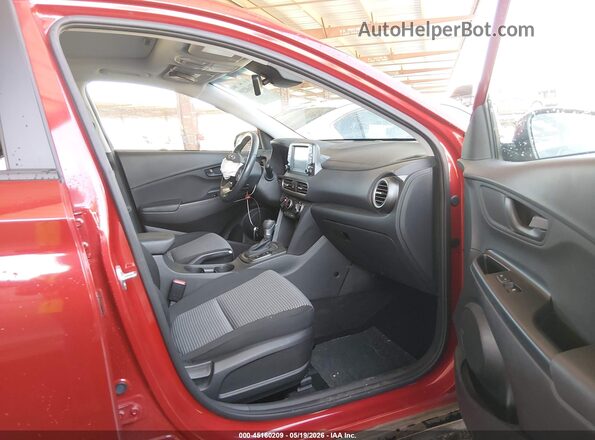 KM8K62AA7LU565851 2020 HYUNDAI KONA Red Widok wnętrza z przodu