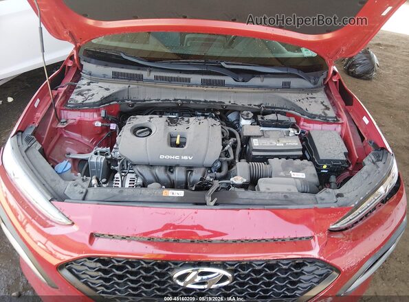 KM8K62AA7LU565851 2020 HYUNDAI KONA Red Widok z tyłu