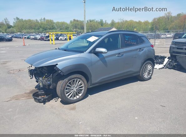 KM8K6CAA7LU537389 2020 HYUNDAI KONA Серый Передняя левая четверть
