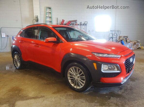 KM8K6CAA8LU521086 2020 HYUNDAI KONA Оранжевый Передняя правая четверть