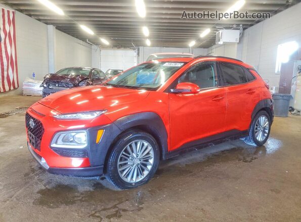 KM8K6CAA8LU521086 2020 HYUNDAI KONA Оранжевый Передняя левая четверть