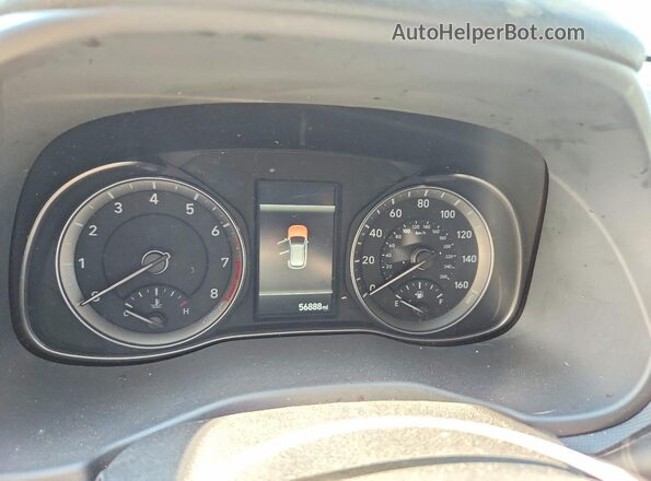 KM8K6CAB0NU832300 2022 HYUNDAI KONA Белый Вид щитка приборов
