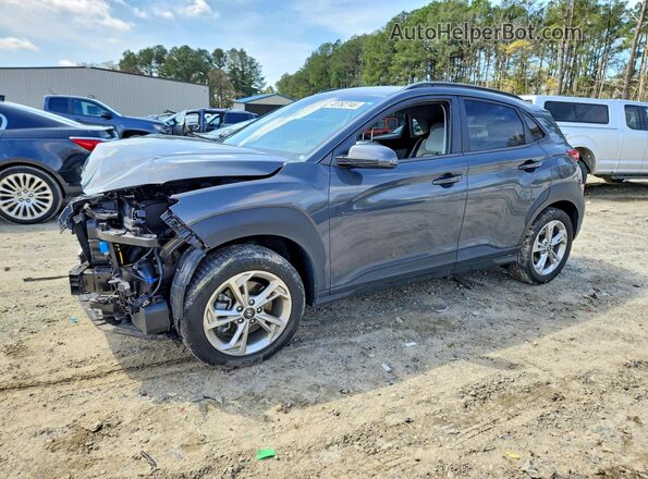 KM8K6CAB2PU986817 2023 HYUNDAI KONA Серый Передняя левая четверть