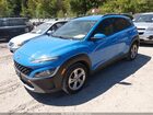 2022 Hyundai Kona Sel Синий vin: KM8K6CAB7NU856299