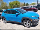 2022 Hyundai Kona Sel Синий vin: KM8K6CAB7NU856299