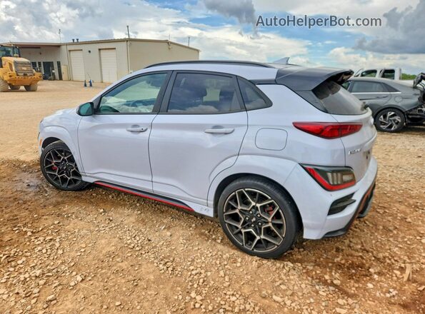 KM8KH3AC7NU005705 2022 HYUNDAI KONA Blue Trasero izquierdo