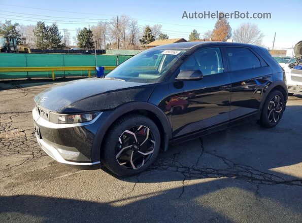 KM8KMDAF8NU101127 2022 HYUNDAI IONIQ Черный Передняя левая четверть