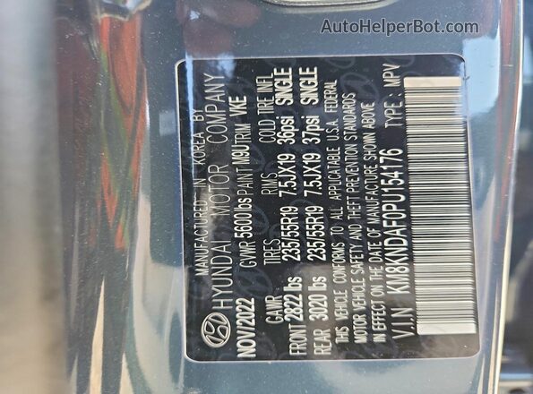 KM8KNDAF0PU154176 2023 HYUNDAI IONIQ Бирюзовый Вид подкапотного пространства