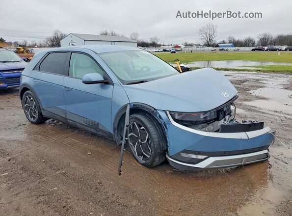 KM8KNDAF7PU206855 2023 HYUNDAI IONIQ Синий Передняя правая четверть