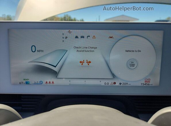 KM8KNDDF9RU294466 2024 HYUNDAI IONIQ Серебряный Вид щитка приборов