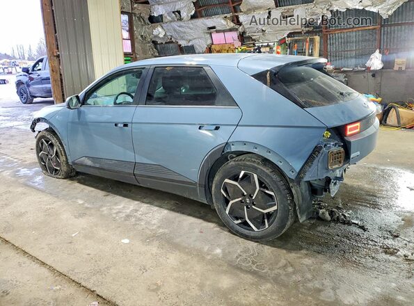 KM8KNDDFXRU288109 2024 HYUNDAI IONIQ Blue Trasero izquierdo