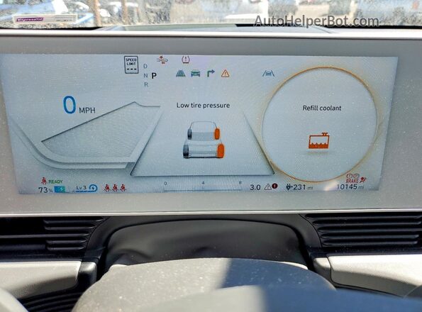 KM8KRDDF6RU322017 2024 HYUNDAI IONIQ White Vista del cuadro de instrumentos